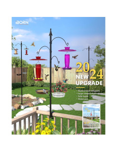 iBorn Poste para Comedero de Aves de Deck 45" (114.3 cm) Metal 2