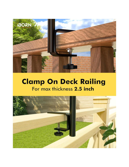 iBorn Poste para Comedero de Aves de Deck 45" (114.3 cm) Metal iBorn Poste para Comedero de Aves de Deck 45" (114.3 cm) Metal