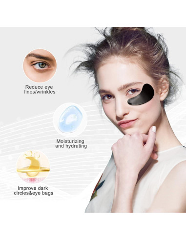 30 Pares Almohadillas de Gel Colágeno Permotary para Ojos