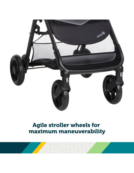 Sistema de Viaje Safety 1st Smooth Ride Cochecito y Asiento Auto