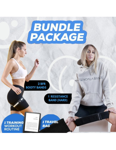 Bandas de Restricción de Flujo Sanguíneo Koala Bands - Paquete de Glúteos