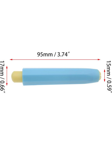 10 Sujetadores de Tiza de Plástico OZXNO Multicolor 9.5 cm