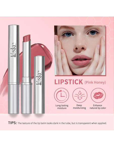 Bálsamo Labial Negro de Miel Loske - Hidratación Duradera 9g