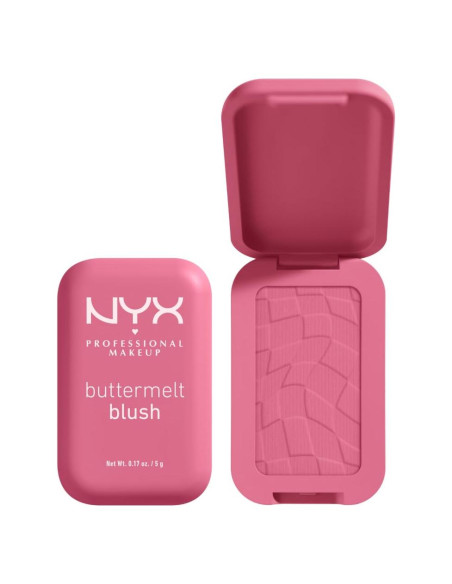 Rubor en Polvo NYX Buttermelt 4.8g - Vegano y Resistente