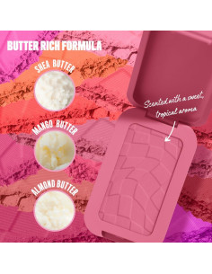 Rubor en Polvo NYX Buttermelt 4.8g - Vegano y Resistente 2