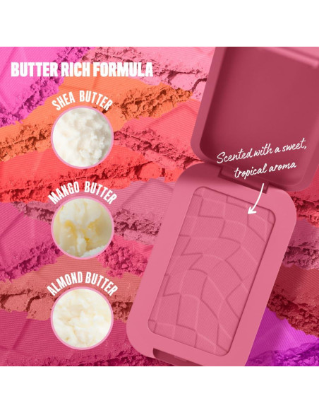 Rubor en Polvo NYX Buttermelt 4.8g - Vegano y Resistente