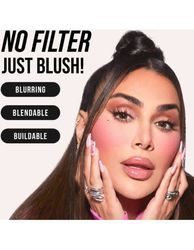 Rubor Líquido Huda Blush Filter - Sorbete de Durazno 4.5 mL