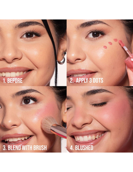 Rubor Líquido Huda Blush Filter - Sorbete de Durazno 4.5 mL