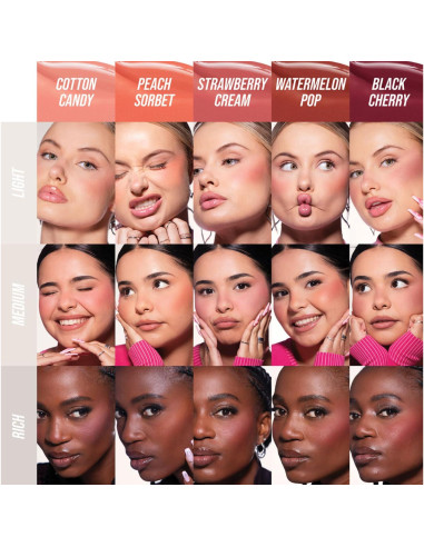 Rubor Líquido Huda Blush Filter - Sorbete de Durazno 4.5 mL