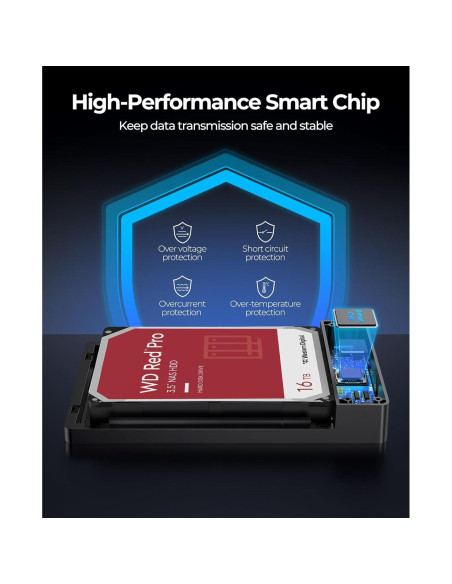 Caja Disco Duro Externo ORICO 3.5" SATA III USB 3.1 20TB