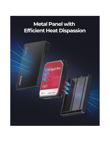 Caja Disco Duro Externo ORICO 3.5" SATA III USB 3.1 20TB