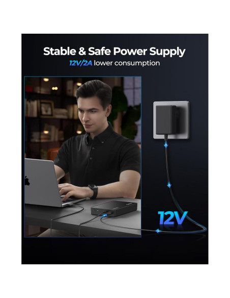 Caja Disco Duro Externo ORICO 3.5" SATA III USB 3.1 20TB