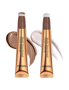 Juego de Varitas de Contorno y Iluminador Yeweian 30g