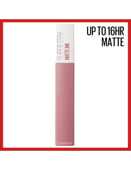 Set de Labiales Líquidos Maybelline Super Stay Matte Ink - Rosa y Rojo