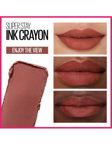 Lápiz Labial Maybelline Super Stay Ink Crayon 2 Piezas