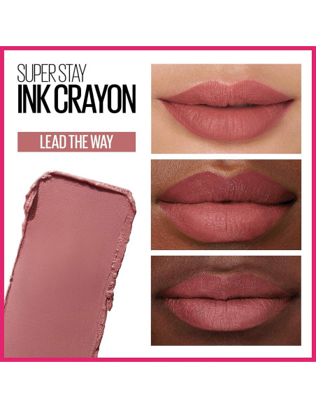 Lápiz Labial Maybelline Super Stay Ink Crayon 2 Piezas