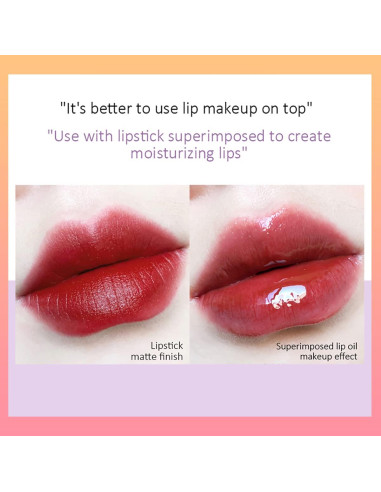 Kit de Aceite Labial Hidratante Alisesun - 4 Piezas Fruta