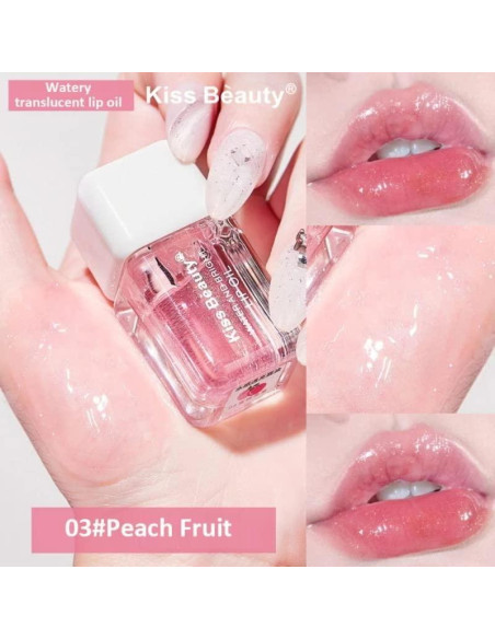 Kit de Aceite Labial Hidratante Alisesun - 4 Piezas Fruta