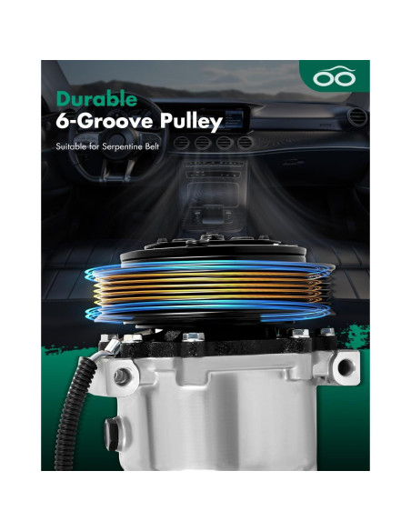 Compresor de Aire Acondicionado SCITOO para Volvo VNL VNM VT 2008