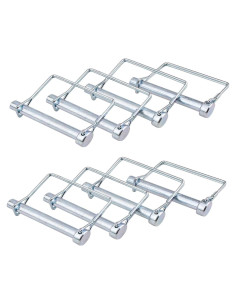 Paquete de 8 Pasadores de Acoplador de Remolque Truleego 9.53x10.16cm