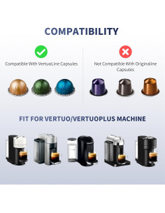 Kit de Cápsulas Reutilizables Sootozy para Nespresso Vertuo 2