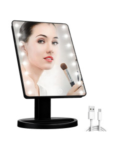 Espejo de Maquillaje Iluminado KOOKIN 26.67x16.26cm LED Ajustable
