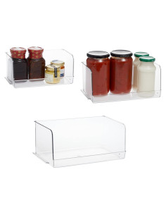 Bins Organizadores Transparentes SIMPLEMADE - Paquete de 3