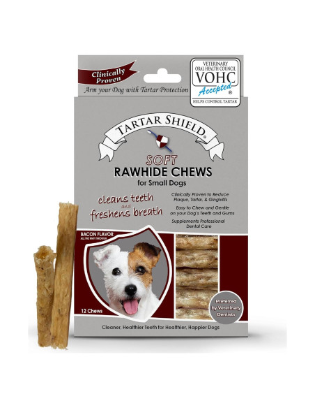 Golosinas Dentales Tartar Shield para Perros Pequeños - 12 Unidades