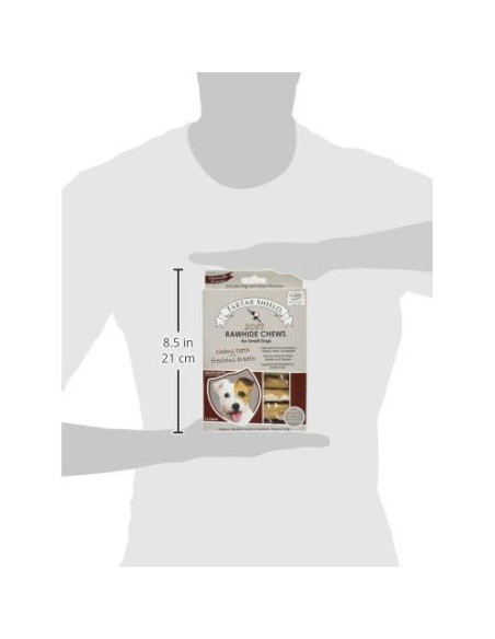 Golosinas Dentales Tartar Shield para Perros Pequeños - 12 Unidades
