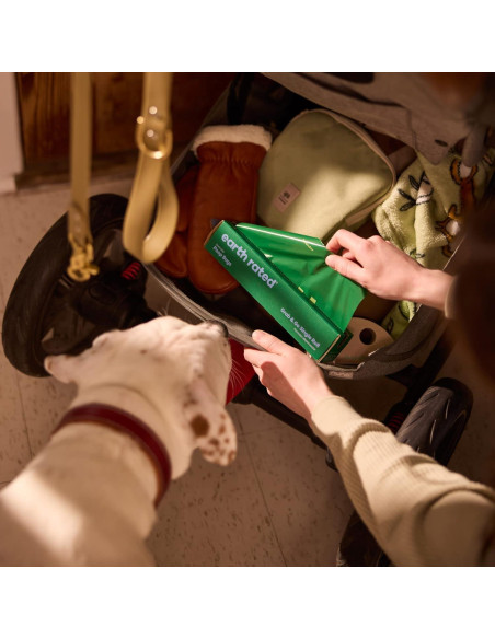 Bolsas de Poop para Perros Earth Rated, 100 Unidades Aroma Lavanda