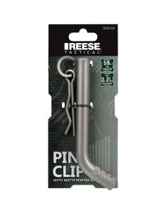 Pasador y Clip Táctico Reese Towpower 7092100 5/8" Pewter 2