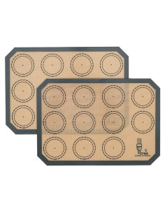 Juego de Tapetes de Silicona Antiadherentes Folksy 20.8x29.5cm