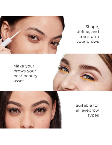 Lápiz de Cejas Arches & Halos Castaño - Vegano, Resistente a Manchas