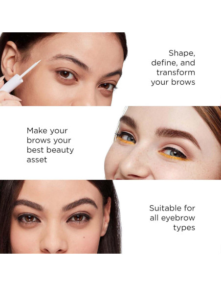 Lápiz de Cejas Arches & Halos Castaño - Vegano, Resistente a Manchas