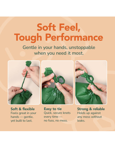 Bolsas de Poop Ecológicas GET THIS - 180 Unidades 33x23 cm