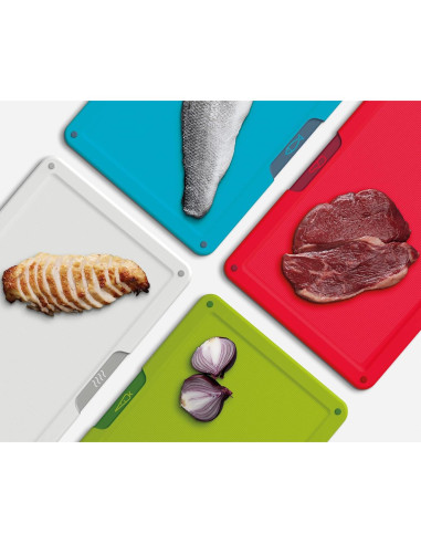 Set de 4 Tablas de Cortar Antideslizantes Joseph Joseph
