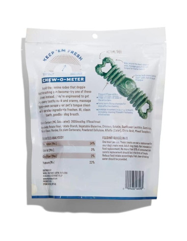 Chews Dentales Whole Paws para Perros Medianos 396g