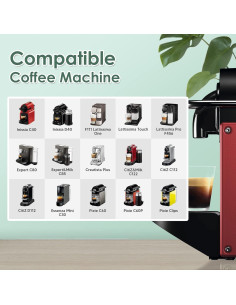 Cápsulas de Café Reutilizables LIHONG Acero Inoxidable 1 Unidad 2