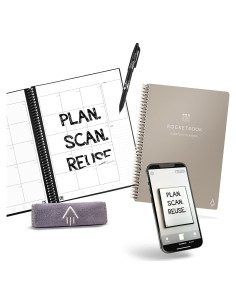 Planificador Diario Rocketbook Reutilizable Ejecutivo Beige 15.24x22.35