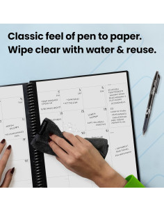 Planificador Diario Rocketbook Reutilizable Ejecutivo Beige 15.24x22.35 2