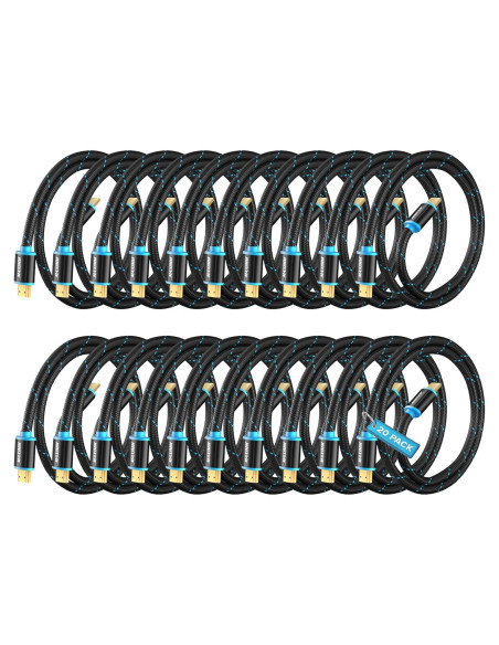 Cable HDMI 4K Maximm 0.46m 20 Paquete Alta Velocidad 18Gbps