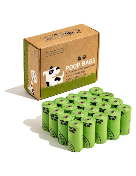 Bolsas Compostables para Perros y Gatos Carrywell 300 Unidades