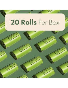 Bolsas Compostables para Perros y Gatos Carrywell 300 Unidades 2