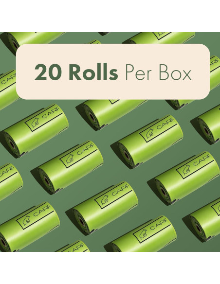 Bolsas Compostables para Perros y Gatos Carrywell 300 Unidades