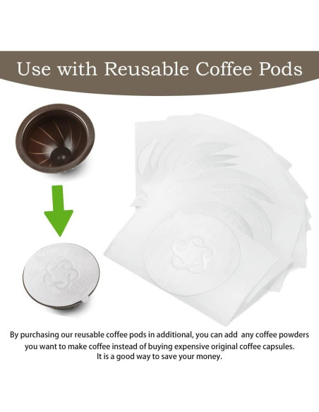 100 Tapas de Aluminio Zokrintz para Cápsulas Nespresso 57mm