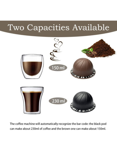 100 Tapas de Aluminio Zokrintz para Cápsulas Nespresso 57mm