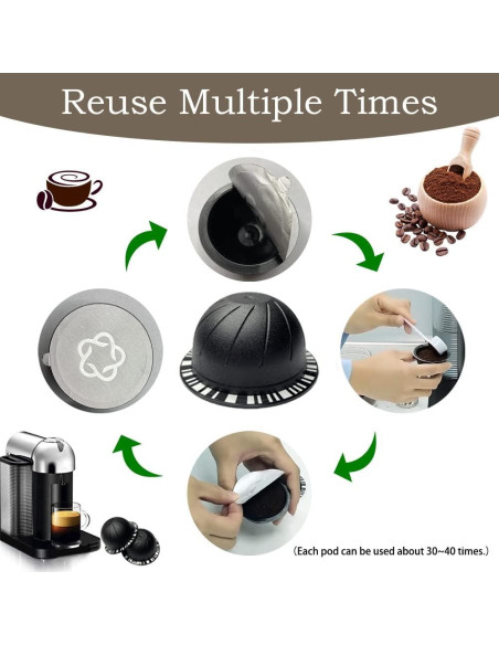 100 Tapas de Aluminio Zokrintz para Cápsulas Nespresso 57mm