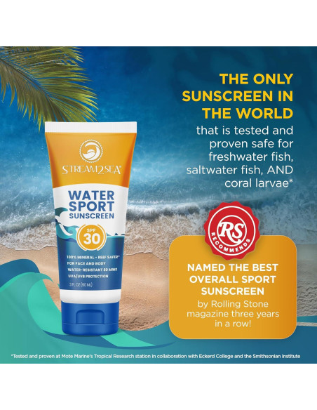 Protector Solar Mineral Biodegradable Stream2Sea SPF 30 85g