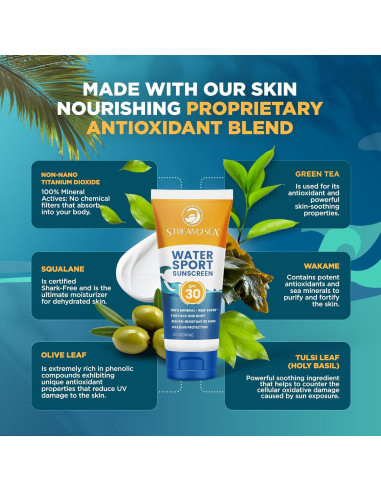 Protector Solar Mineral Biodegradable Stream2Sea SPF 30 85g