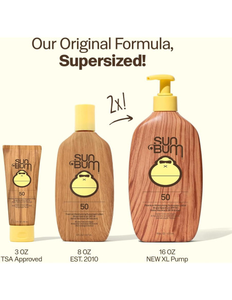 Protector Solar Sun Bum Original SPF 50 - 473 ml Hidratante